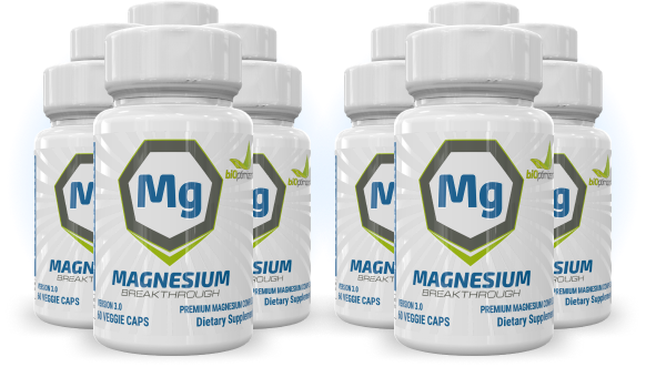 12 bottles of Magnesium Breakthrough