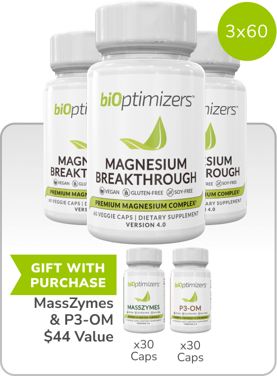 3 Bottles of Magnesium Breakthrough