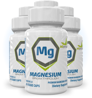6 bottles of Magnesium Breakthrough
