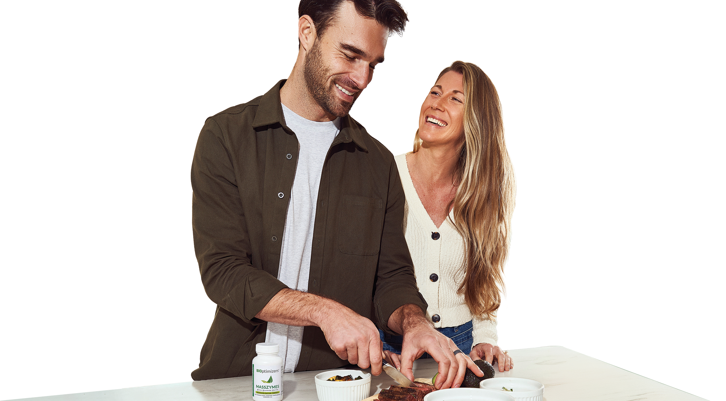 Couple with MassZymes digestive enzymes