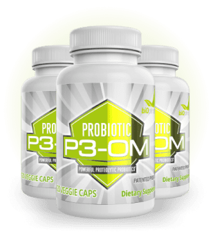 3 bottles of P3-OM Probiotics