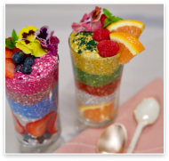 Rainbow
                            Chia Pudding