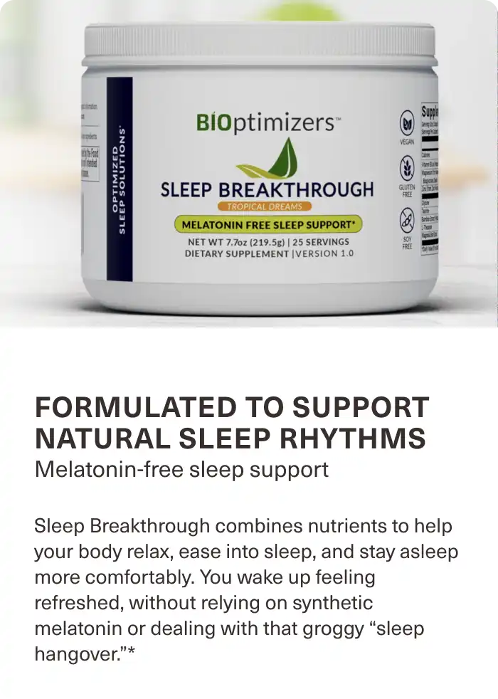 sleep breakthrough drink formulated