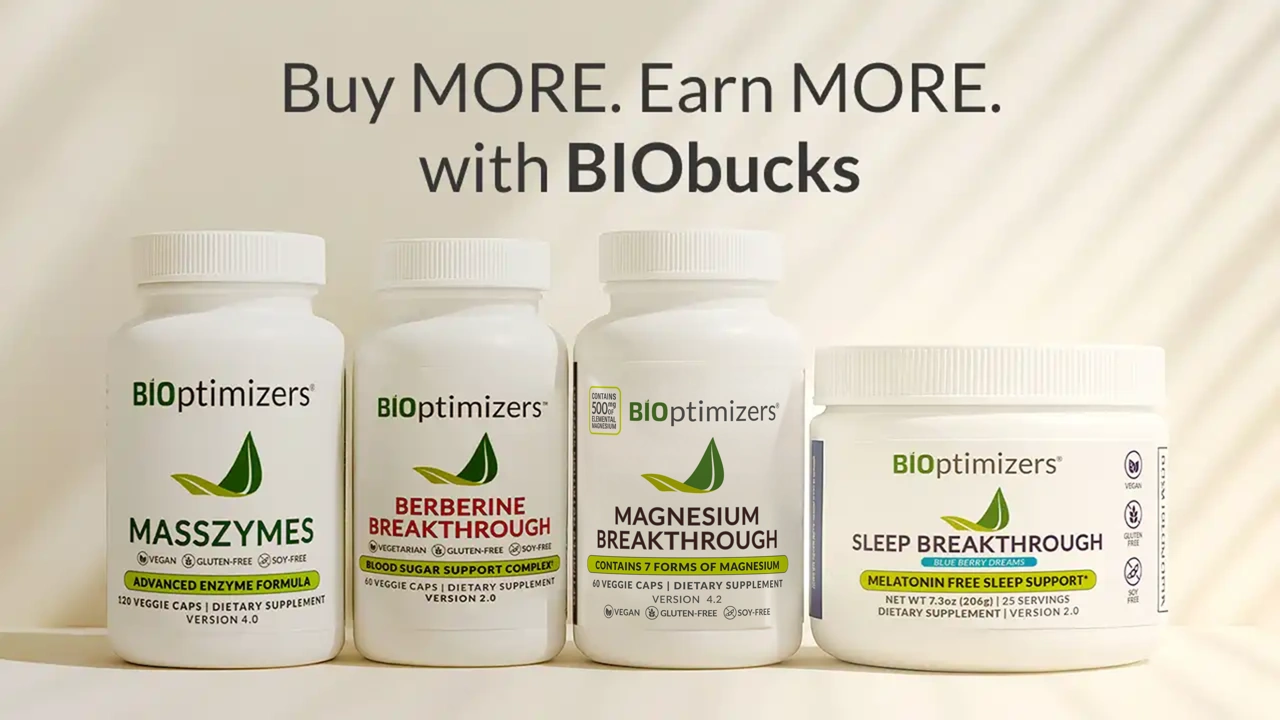 Earn and redeem BIOBucks rewards