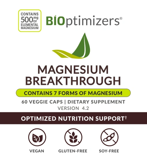 Magnesium Breakthrough Nutrional Information