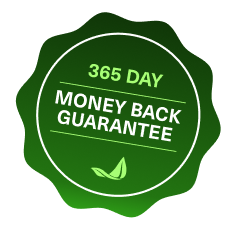 365 Day Money Back Guarantee seal