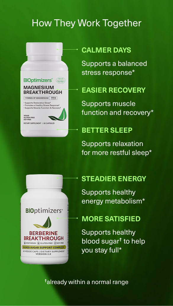 How Magnesium and Berberine Breakthrough work together