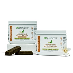 microbiome breakthrough chocolate jar