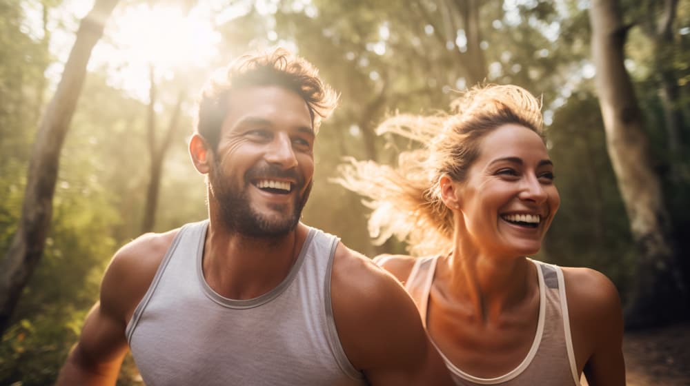couple running