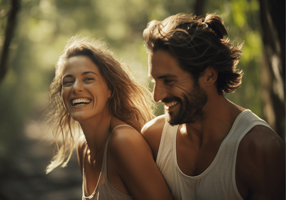 well rested happy men