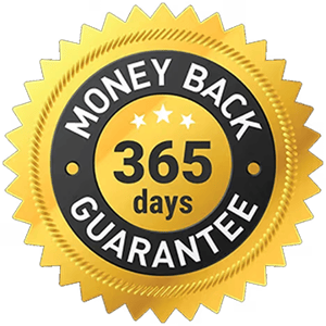 365-Day Money Back Guarantee Seal